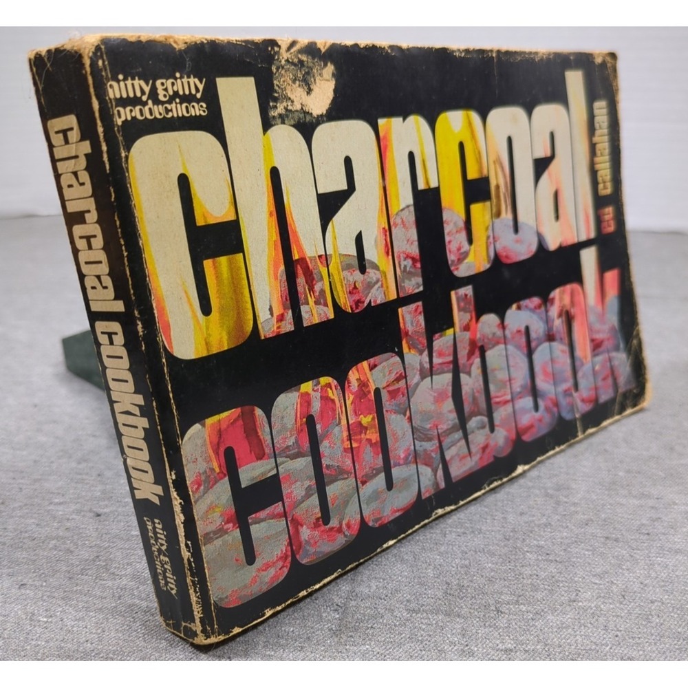 1970 Charcoal Cookbook Ed Callahan Vintage BBQ Grilling Recipes